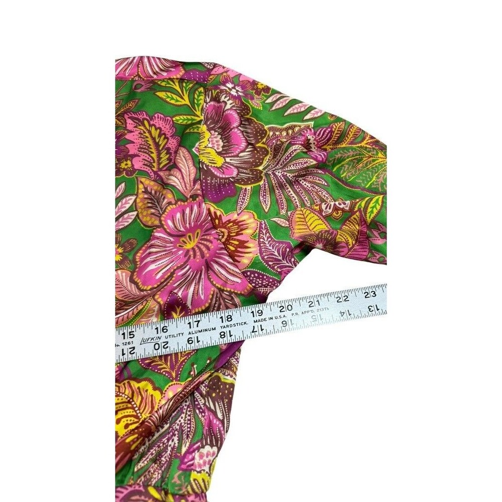 Flying Tomato Pink Floral Maxi Dress Womens Size Large Boho V-Neck Floral READ - Picture 9 of 11